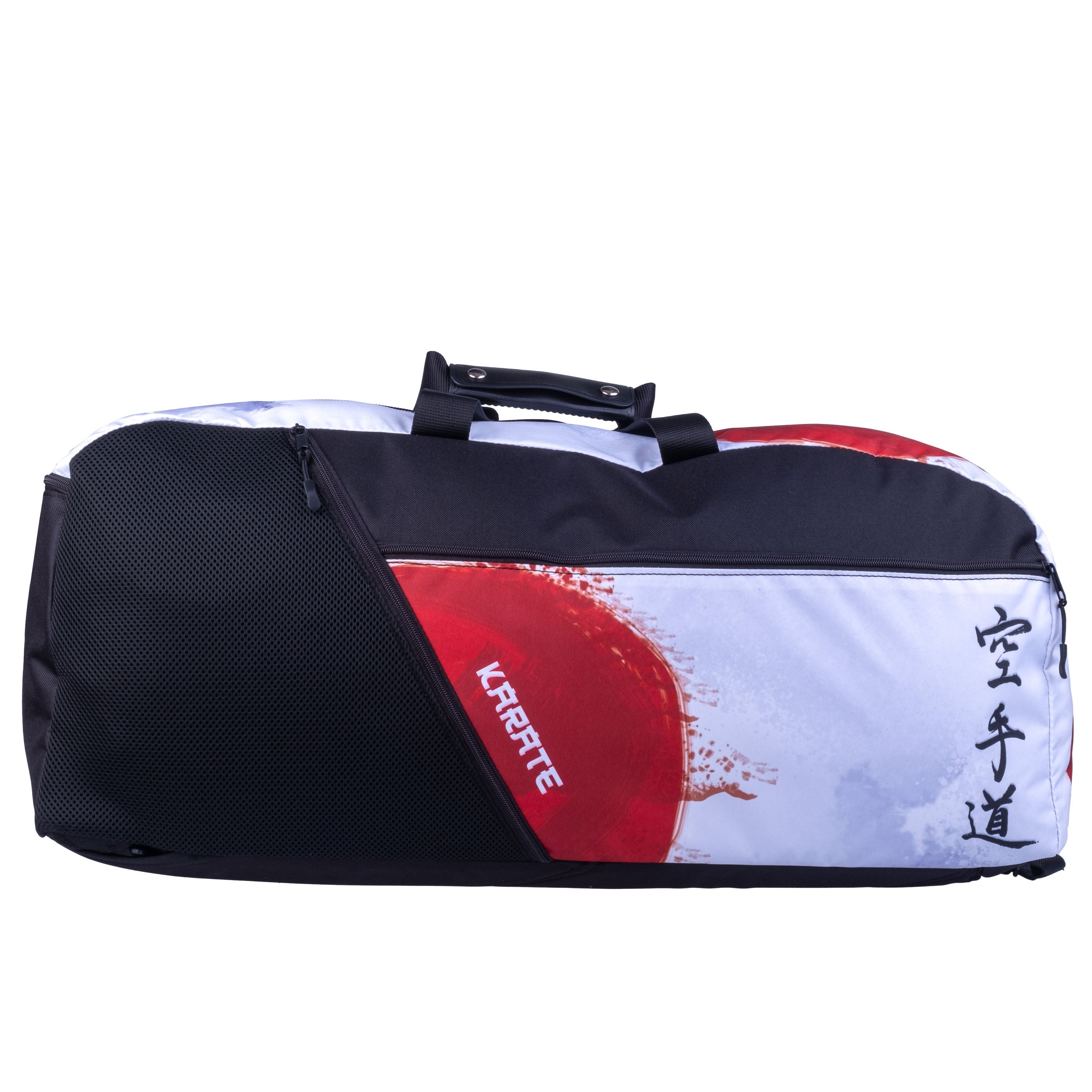 Fighter Sports Bag/Backpack - Karate - white/red, FTS-13-KRT-L
